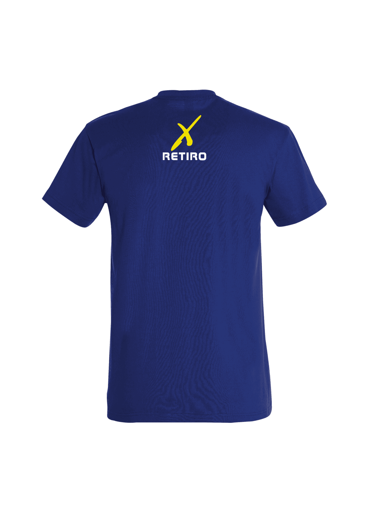 Camiseta azul real para hombre 190g 001 XFITNESS RETIRO - XFR01-IMPERIALELECTRICDOS