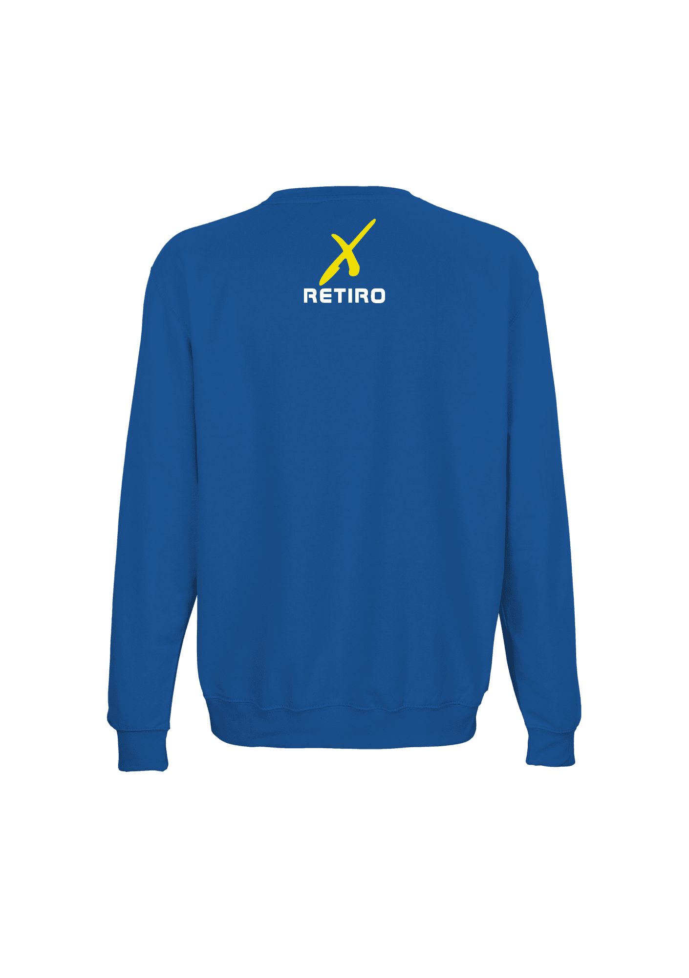 Sudadera azul real 003 XFITNESS RETIRO - XFR03-COLUMBIABLEUROYALDOS