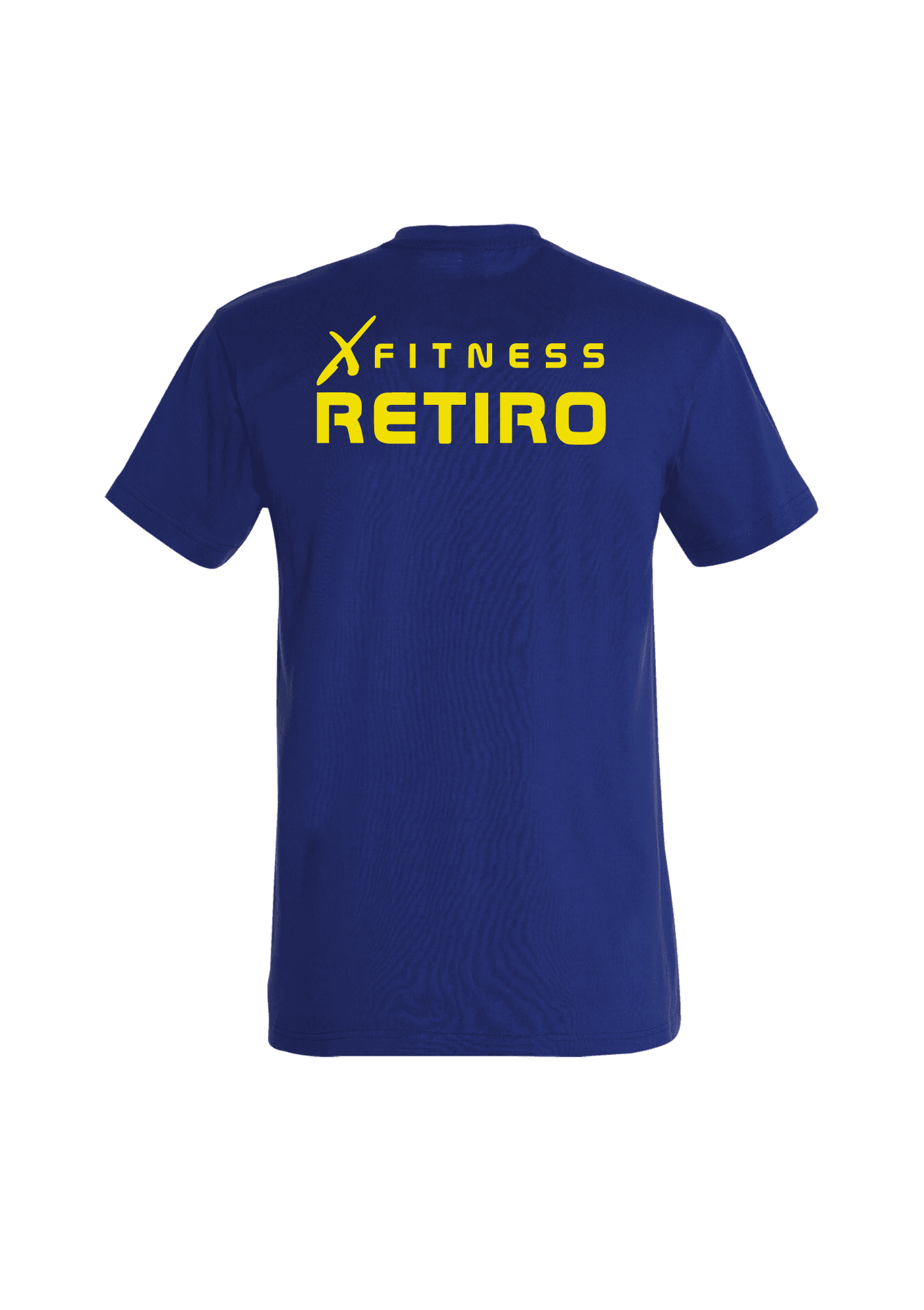 Camiseta azul real para hombre 190g 013 XFITNESS RETIRO - XFR13-IMPERIALELECTRICDOS