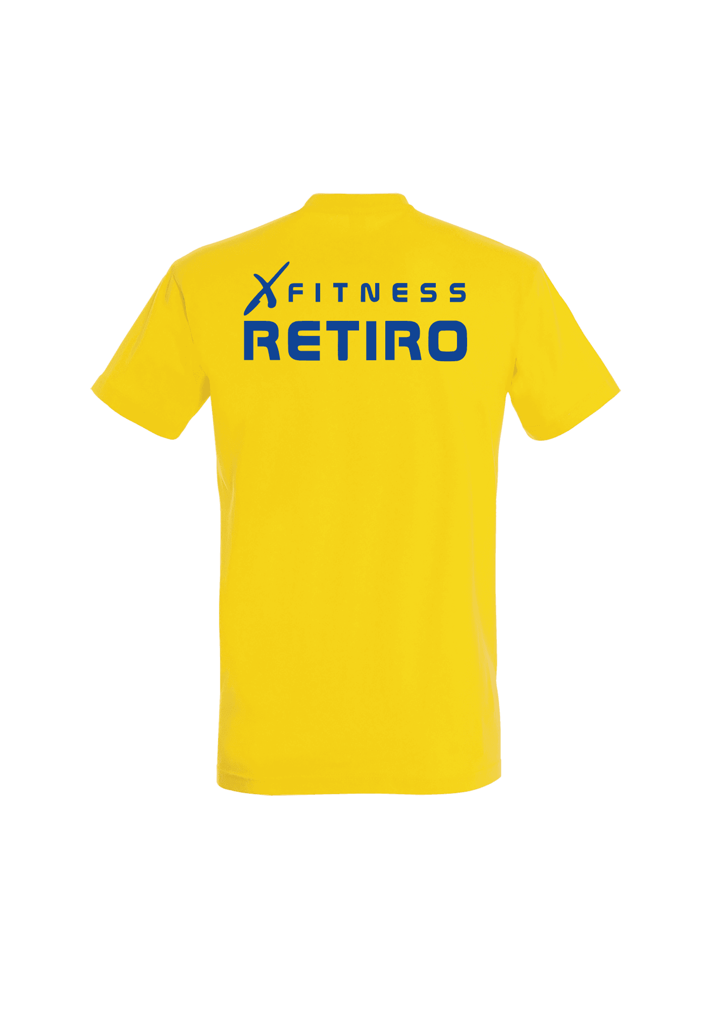 Camiseta amarilla para hombre 190g 014 XFITNESS RETIRO - XFR14-IMPERIALJAUNEDOS