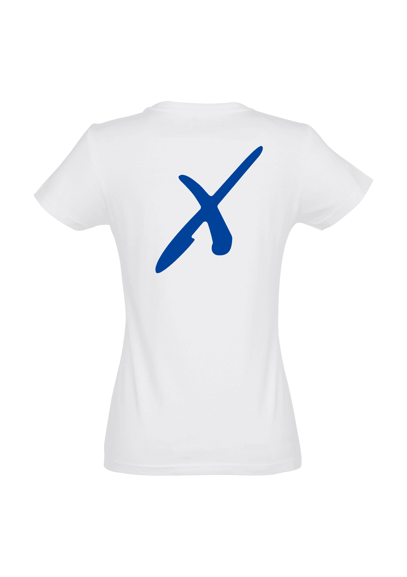 Camiseta blanca para mujer 190g 022 XFITNESS RETIRO - XFR22-IMPERIALFEMMEBLANCDOS