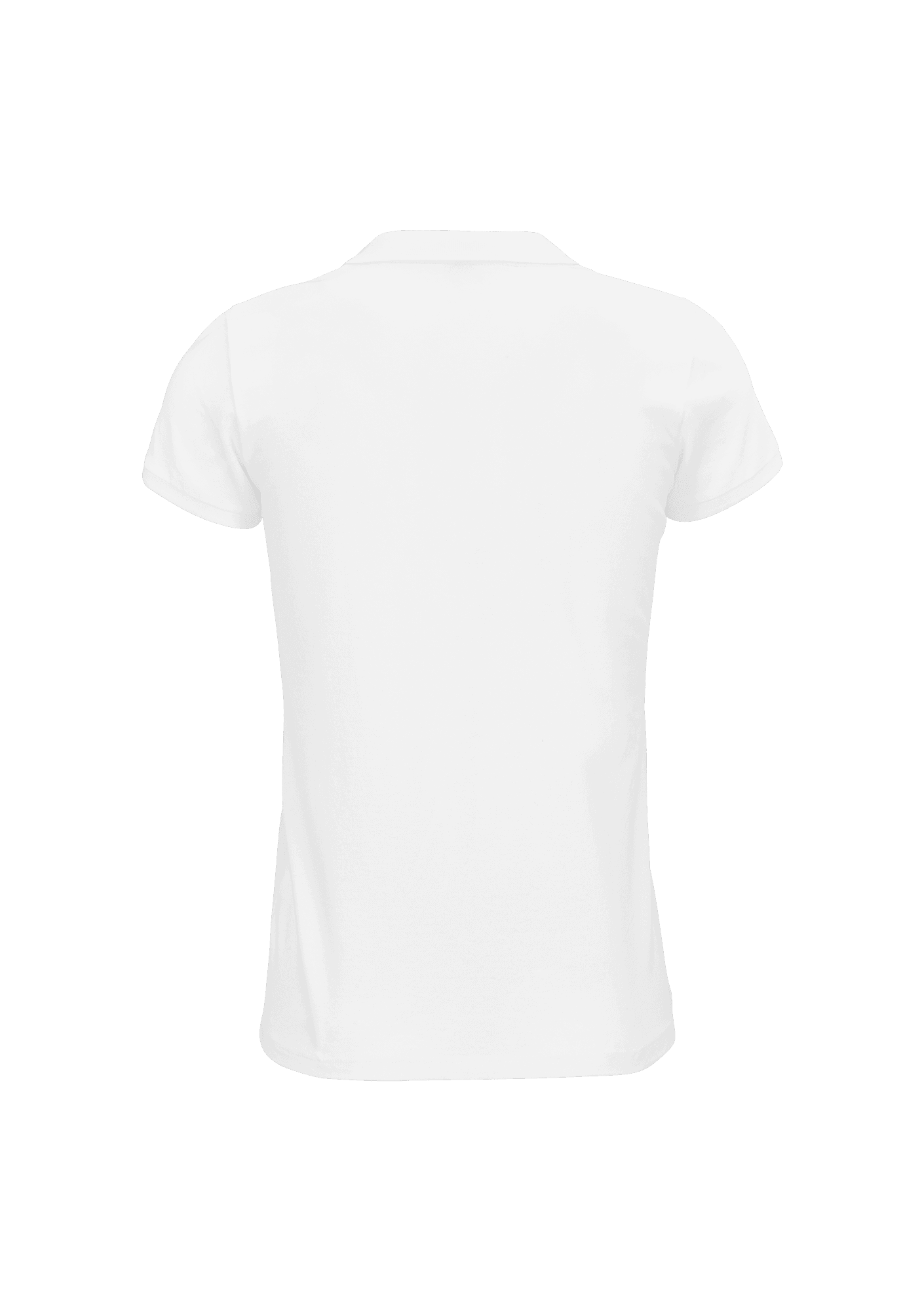 Polo blanco bordado para mujer 028 XFITNESS RETIRO - XFR28-PLANETFEMMEBLANCDOS